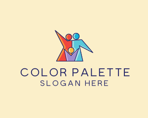 Colorful Family Care  logo design