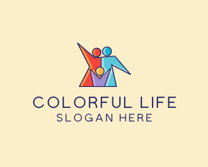 Colorful Family Care  logo design