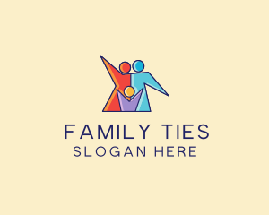 Colorful Family Care  logo design