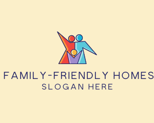 Colorful Family Care  logo design