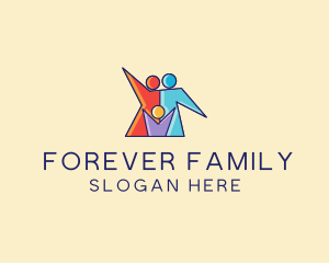 Colorful Family Care  logo design