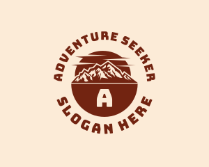 Alpine Mountain Adventure logo design