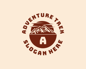 Alpine Mountain Adventure logo design