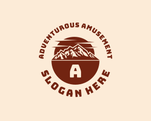 Alpine Mountain Adventure logo design