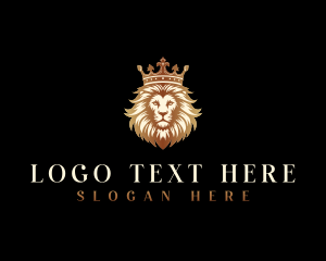 King Crown Lion logo