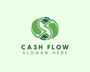 Cash Currency Flow logo design