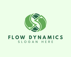 Cash Currency Flow logo design