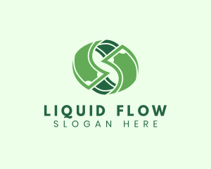 Cash Currency Flow logo design