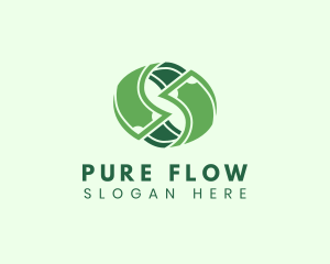 Cash Currency Flow logo design