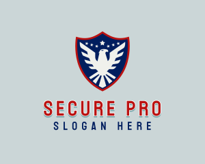 Eagle Shield Security logo design