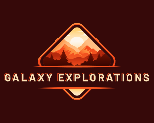 Explore Mountain Outdoors logo design