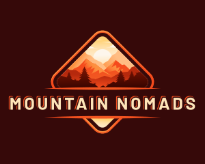 Explore Mountain Outdoors logo design