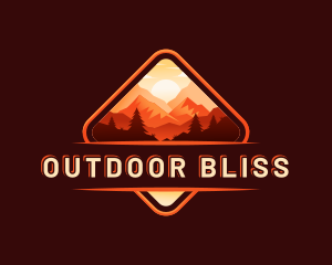 Explore Mountain Outdoors logo design