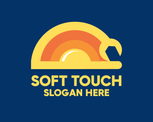 Sun Solar Mechanic Wrench logo design