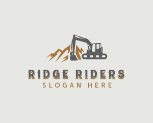 Builder Quarry Excavator logo design