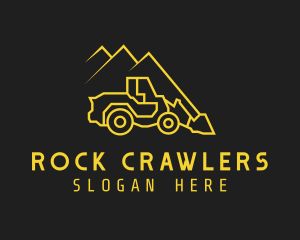 Mountain Crawler Loader logo design