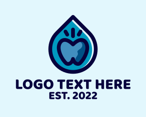 Clean Tooth Droplet logo