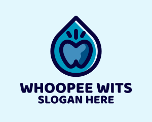 Clean Tooth Droplet Logo