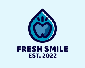 Clean Tooth Droplet logo