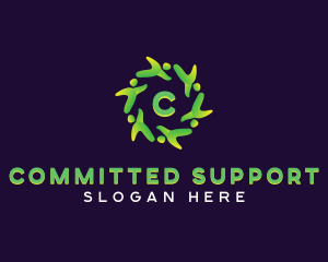 People Community Group logo design