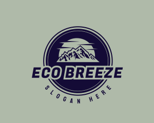 Mountain Hiking Emblem logo