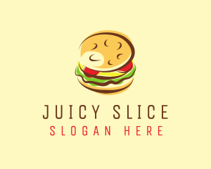 Hamburger Burger Food logo design