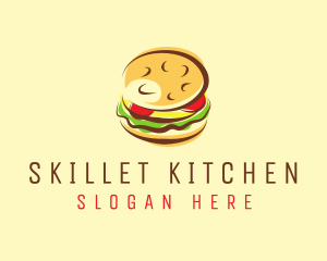 Hamburger Burger Food logo design