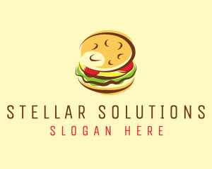 Hamburger Burger Food logo design