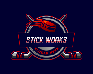 Hockey Competition Sports logo design