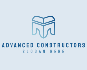 Construction Architecture Letter M logo design