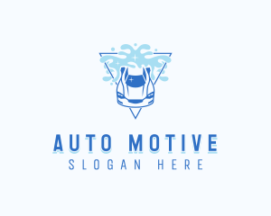 Car Wash Vehicle logo design