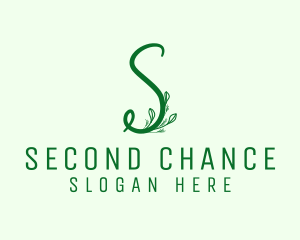 Natural Elegant Letter S logo design