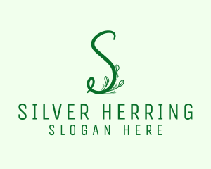 Natural Elegant Letter S logo design