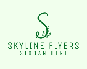 Natural Elegant Letter S logo design