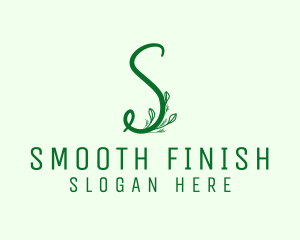 Natural Elegant Letter S logo design