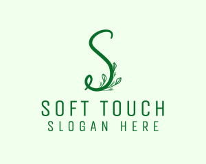 Natural Elegant Letter S logo design