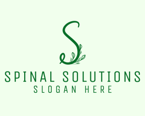 Natural Elegant Letter S logo design