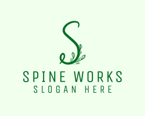 Natural Elegant Letter S logo design