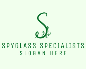 Natural Elegant Letter S logo design