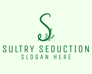 Natural Elegant Letter S logo design