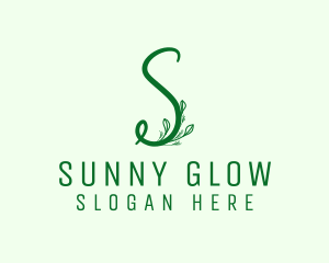 Natural Elegant Letter S logo design