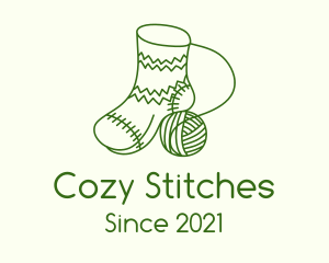 Green Crochet Sock logo