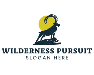 Wild Mountain Goat logo design