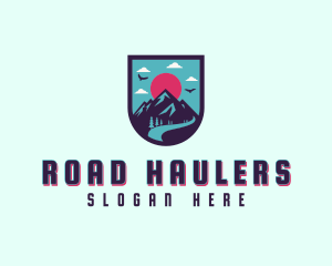 Road Mountain Summit logo design