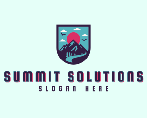 Road Mountain Summit logo design