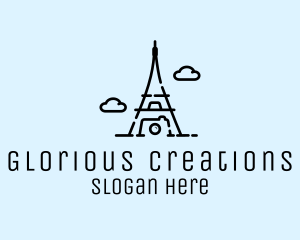 Paris Photographer Camera logo design