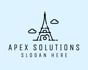 Paris Photographer Lens logo design