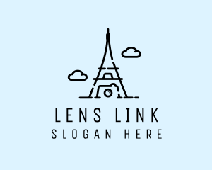 Paris Photographer Lens logo design