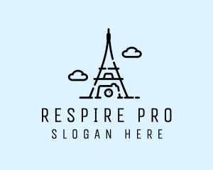 Paris Photographer Lens logo design