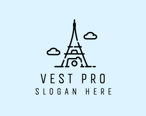 Paris Photographer Lens logo design